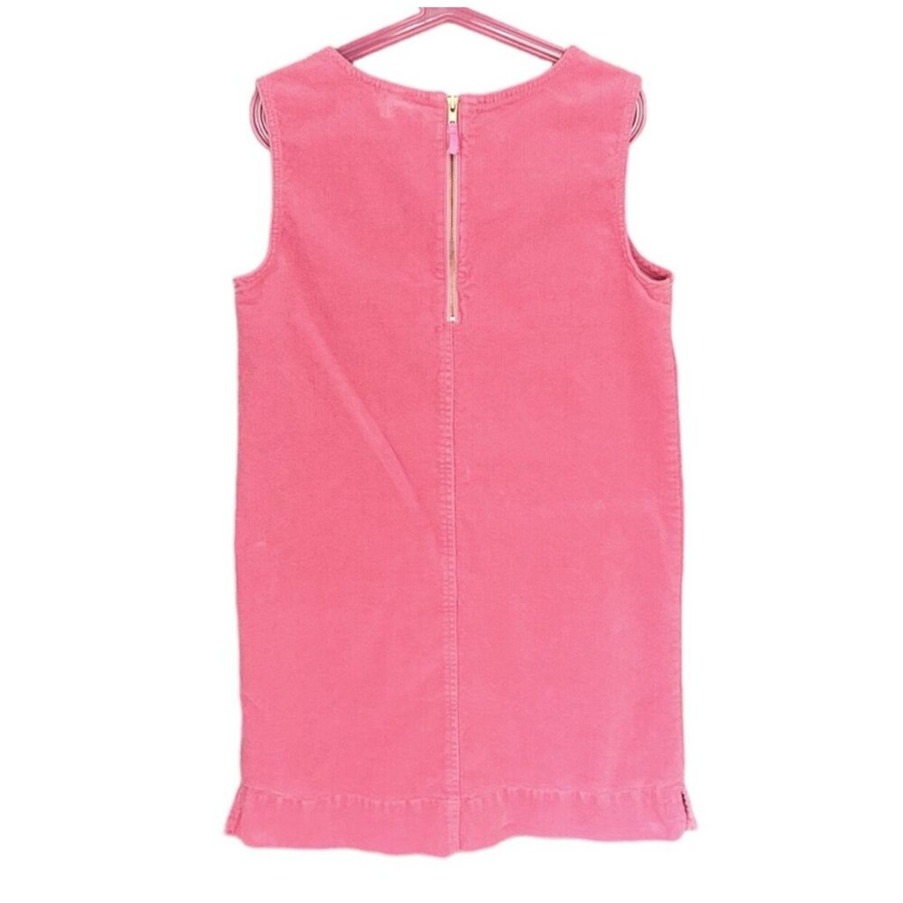 Crewcuts Pink Corduroy Jumper With Heart Pocket Girls Size 10 - Picture 6 of 7